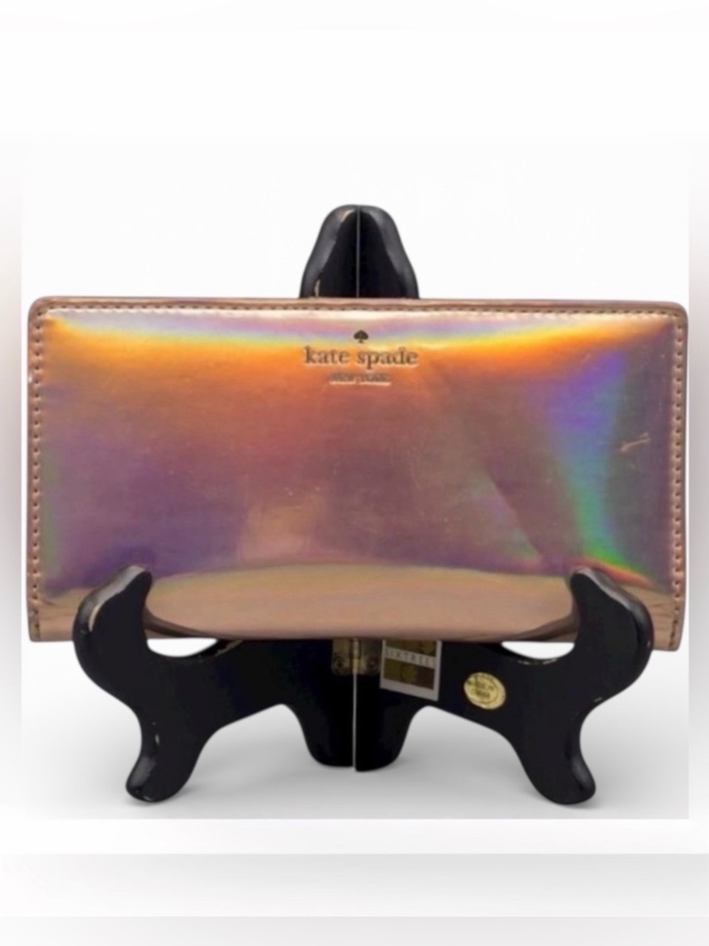 Kate Spade Rainier Lane Wallet Long Continental Zip COA Included